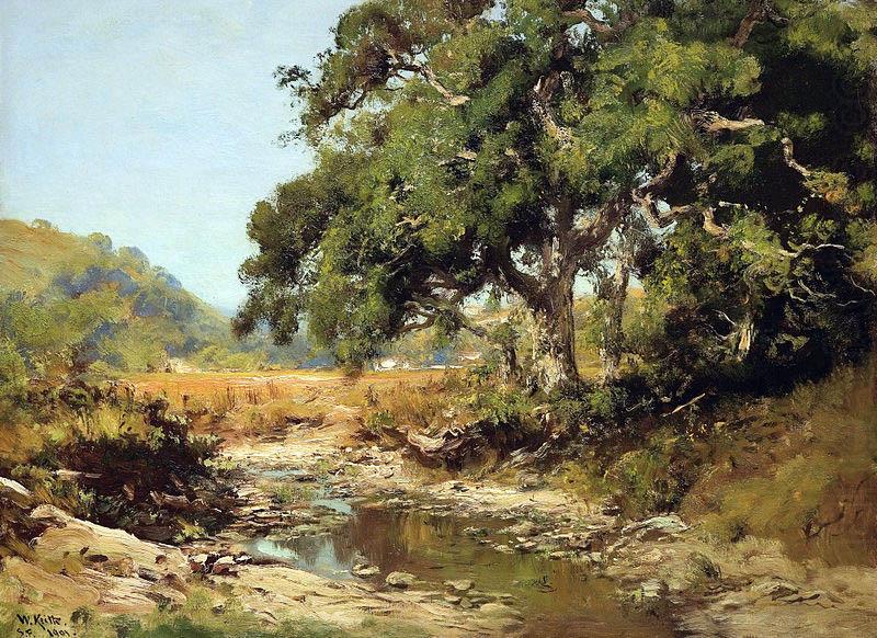 William Keith Stream Through the Valley china oil painting image
